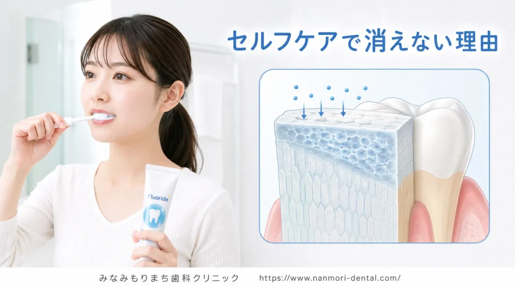 再石灰化でホワイトスポットは治せる？セルフケアの効果と限界