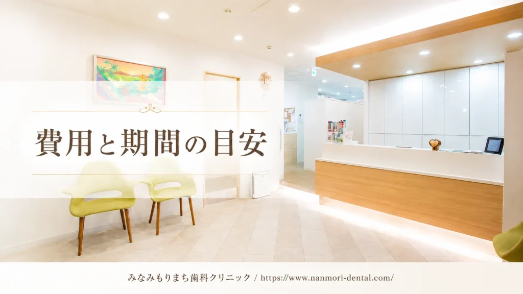 ブラウンスポット治療の費用・期間と、相談から治療完了までの流れ
